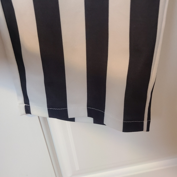 Boohoo Striped Culotte Dress Pants Black and White Plus Size 20 - Picture 6 of 9